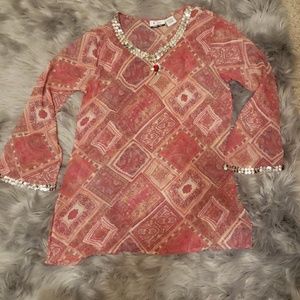 3/$20 Sheer cz cover up, like new